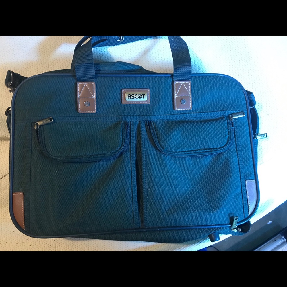 Ascot green carry on bag